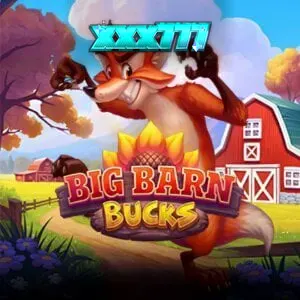 Tampilan visual slot Big Barn Bucks dengan tema peternakan